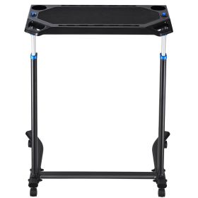 Cycling Desk, Mobile Foldable Multi-Functional Bike Trainer & Treadmill Desk with Lockable Wheels