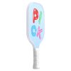Kids Pickleball Paddle, Lightweight Youth Pickleball Paddle with Small Grip and Cute Pattern, Fiberglass Pickle Ball Racket & Honeycomb Core