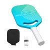 Pickleball Paddle with Aero Throat, T700 Carbon Fiber Surface & Honeycomb Core, Professional Pickleball Paddle with Increased Power & Control & Spin