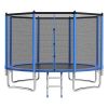 Outdoor Trampoline, 12FT Round Recreational Trampoline with Enclosure Net, ASTM Approved, Heavy Duty Trampolines, Max 400 lbs Weight Capacity