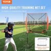 5x5 ft Baseball Softball Practice Net, Portable Baseball Training Net for Hitting Batting Catching Pitching