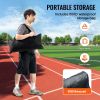 Barricade Backstop Net, 7x7 ft Ball Sports Barrier Netting, Portable Practice Equipment with Carry Bag